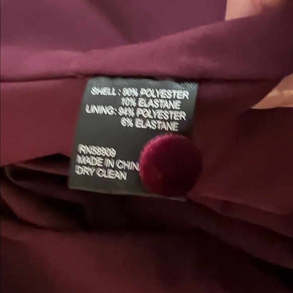 Gorgeous antonio melani Rich Burgundy Velvet Dress with Belt - Picture 11 of 11